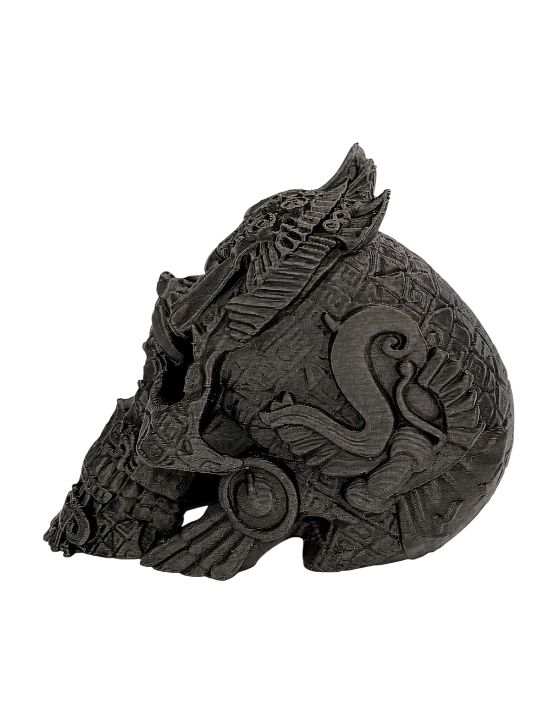 Obsidian Skull vista frontal