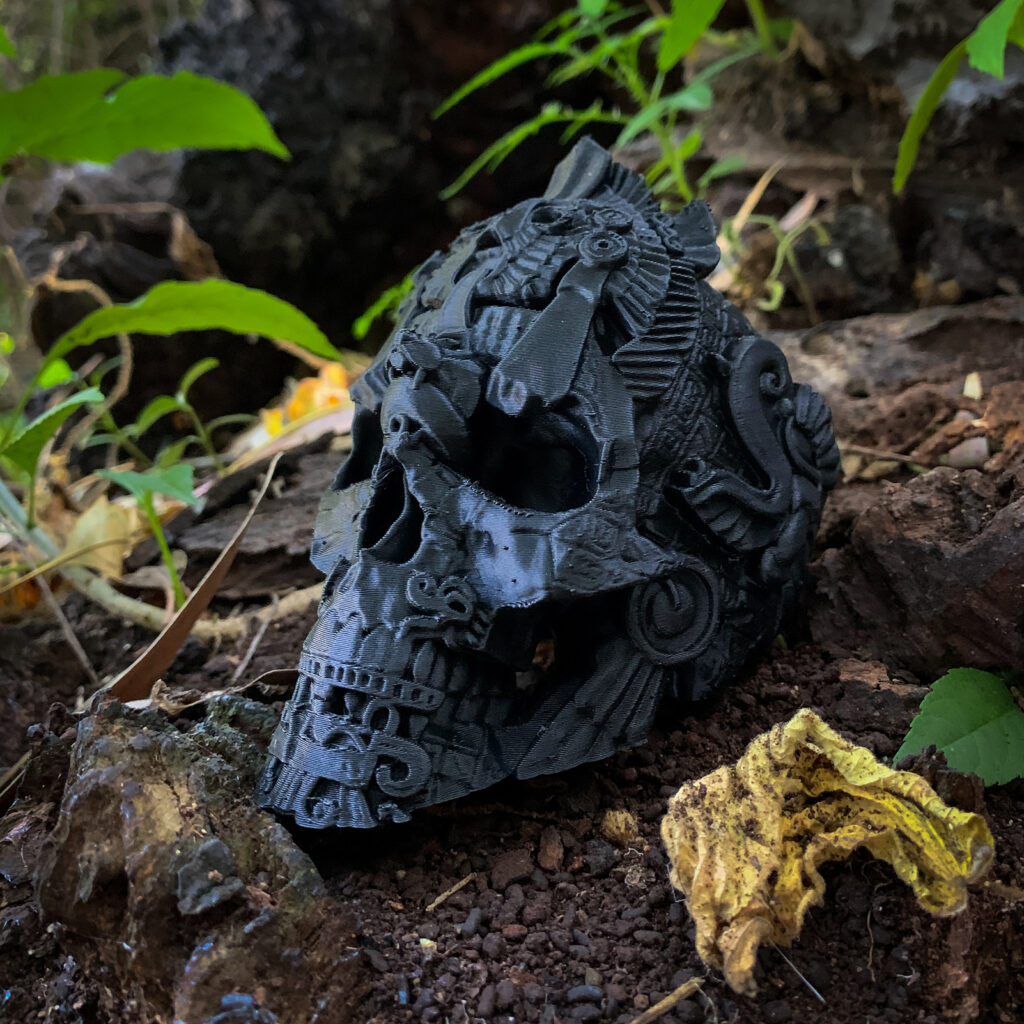 Skull Maya vista 4