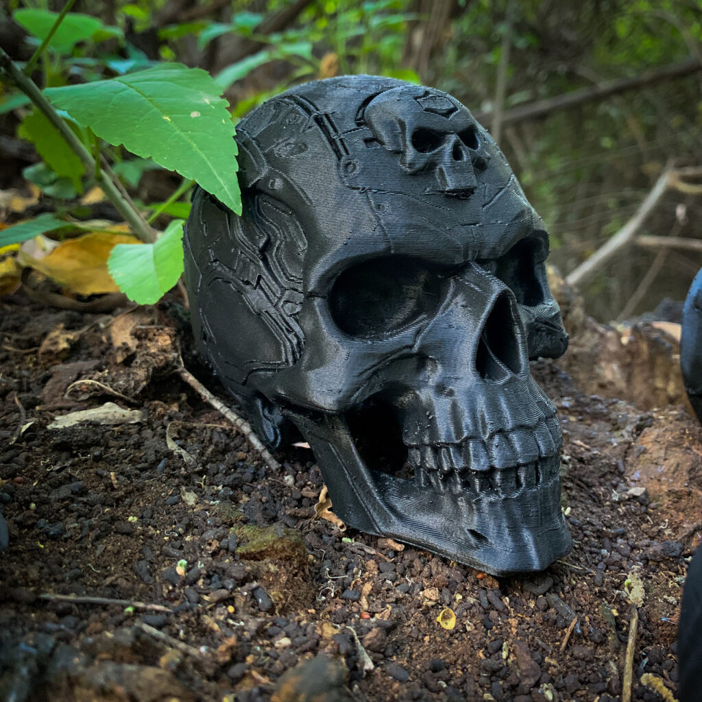 Skull Cyborg vista 3