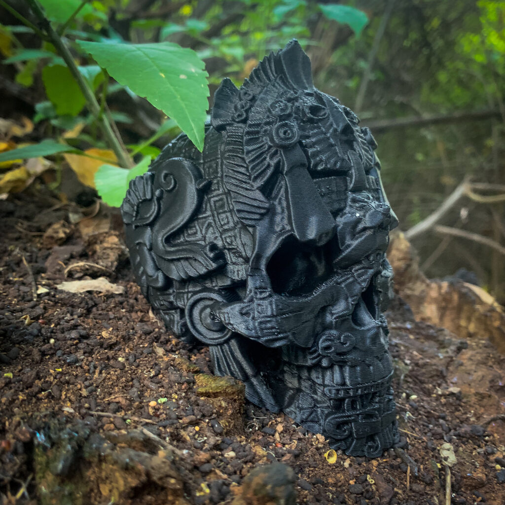 Skull Maya vista 5
